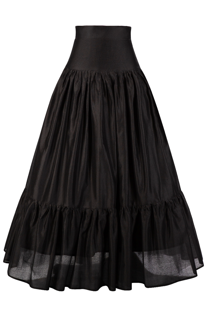 La Fleur Mystique Maxi Skirt (Black)