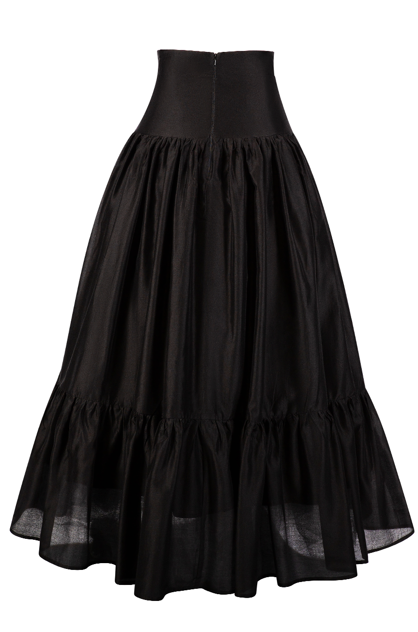 La Fleur Mystique Maxi Skirt (Black)