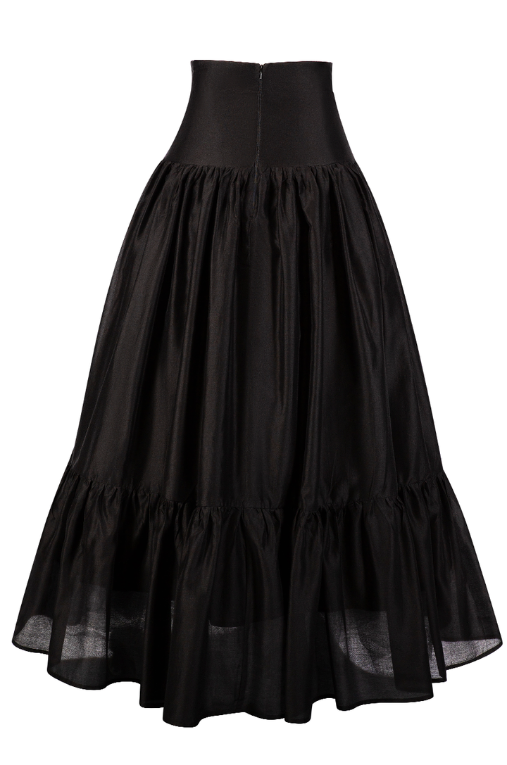 La Fleur Mystique Maxi Skirt (Black)