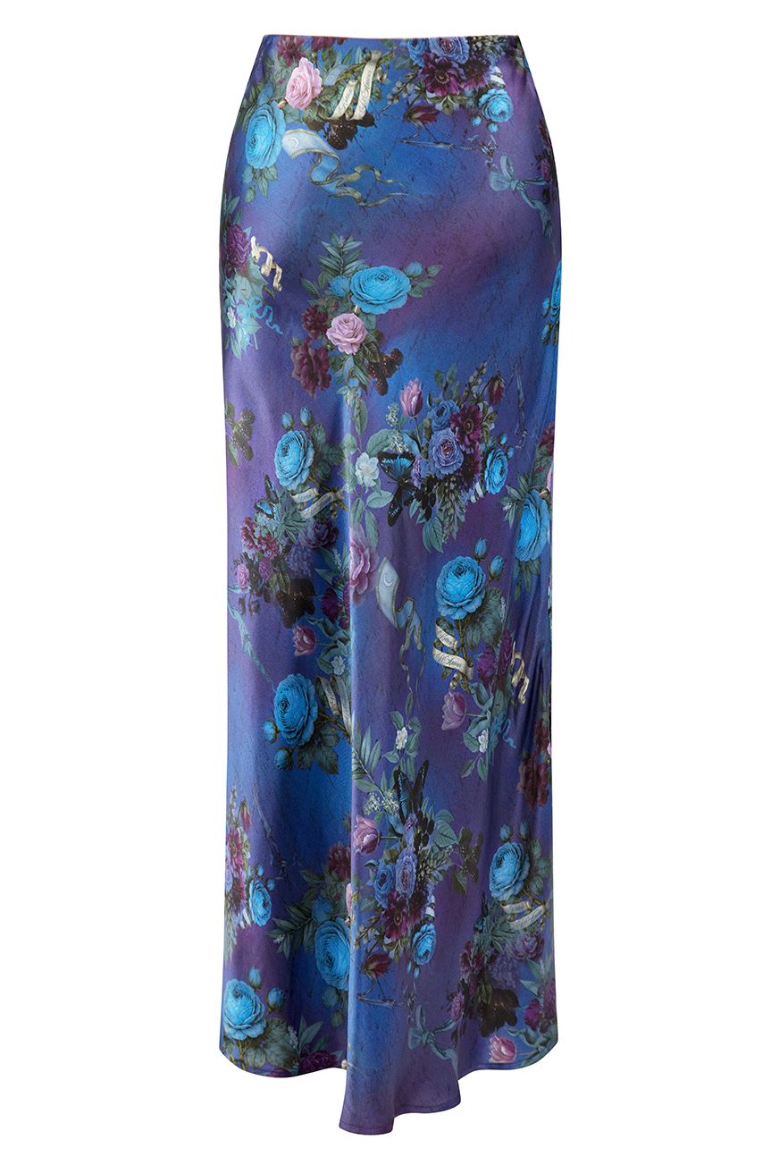 Mon Amour Bias Maxi Skirt (Print)