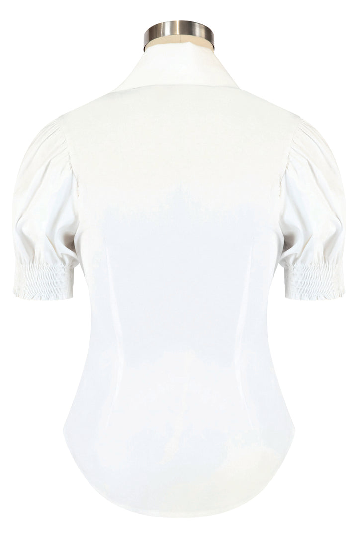 Miss Manhattan Frill Blouse (Off White)