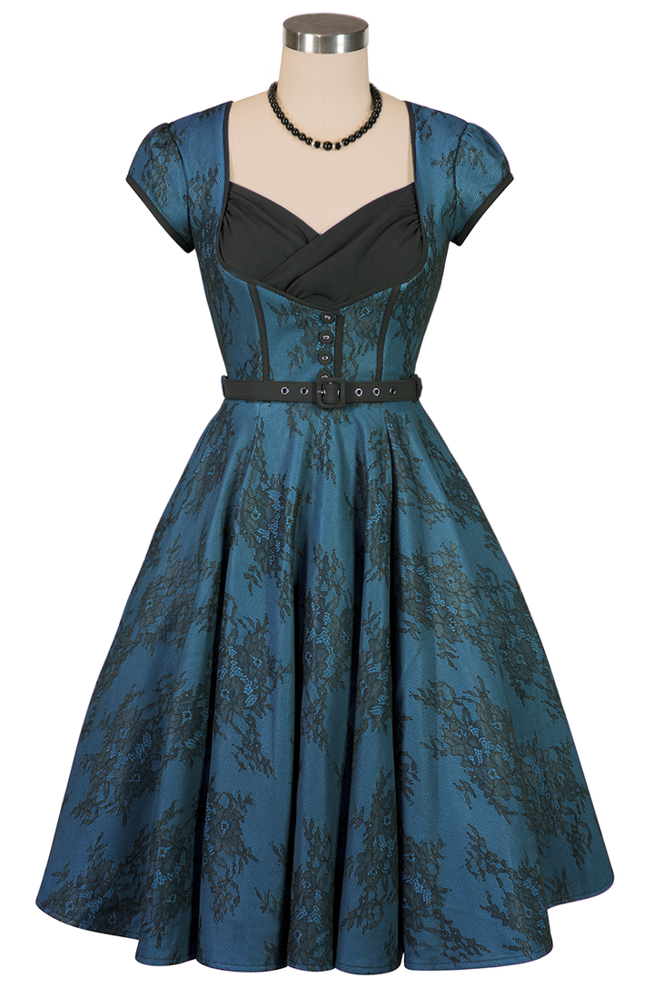 Office Affair Encore Dress (Teal)