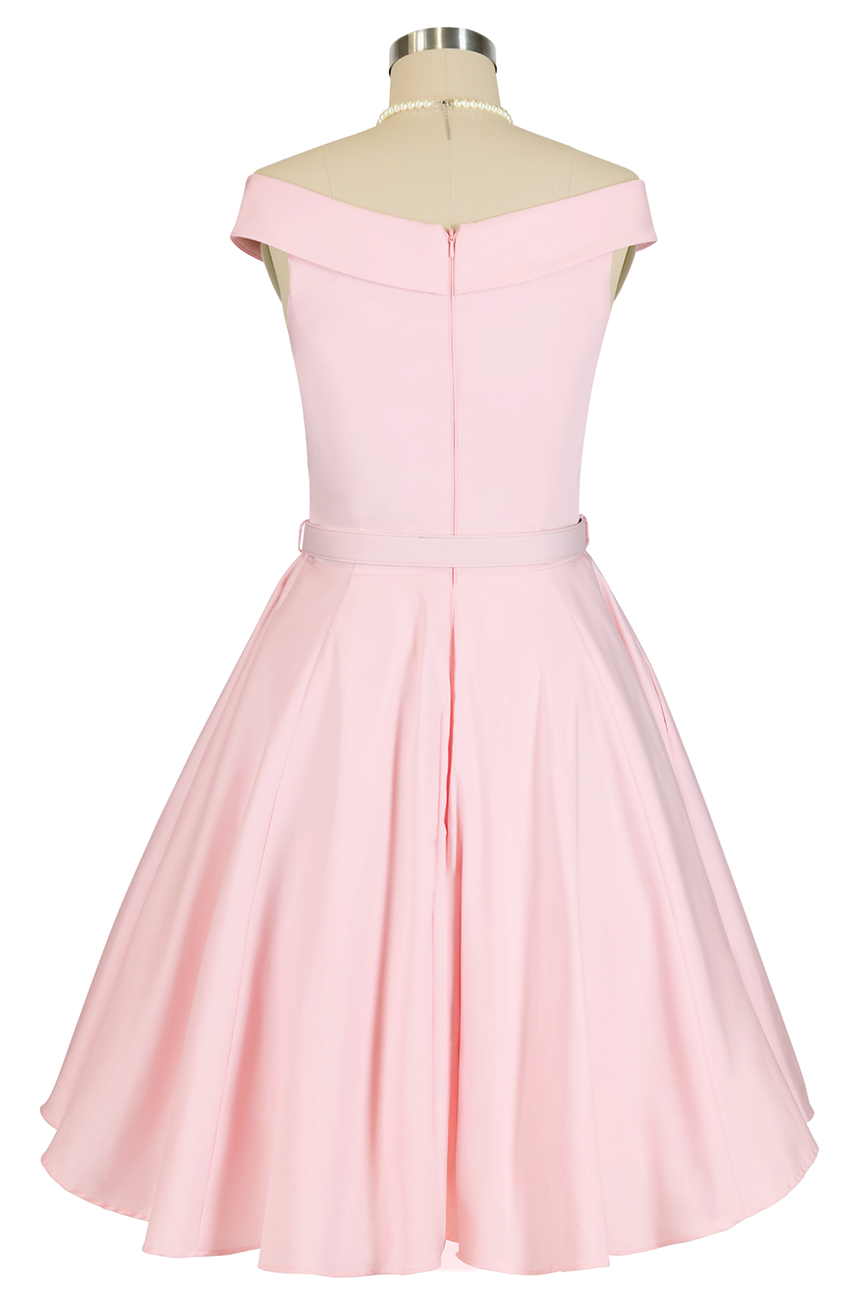 Oriana Belted Dress (Pink)