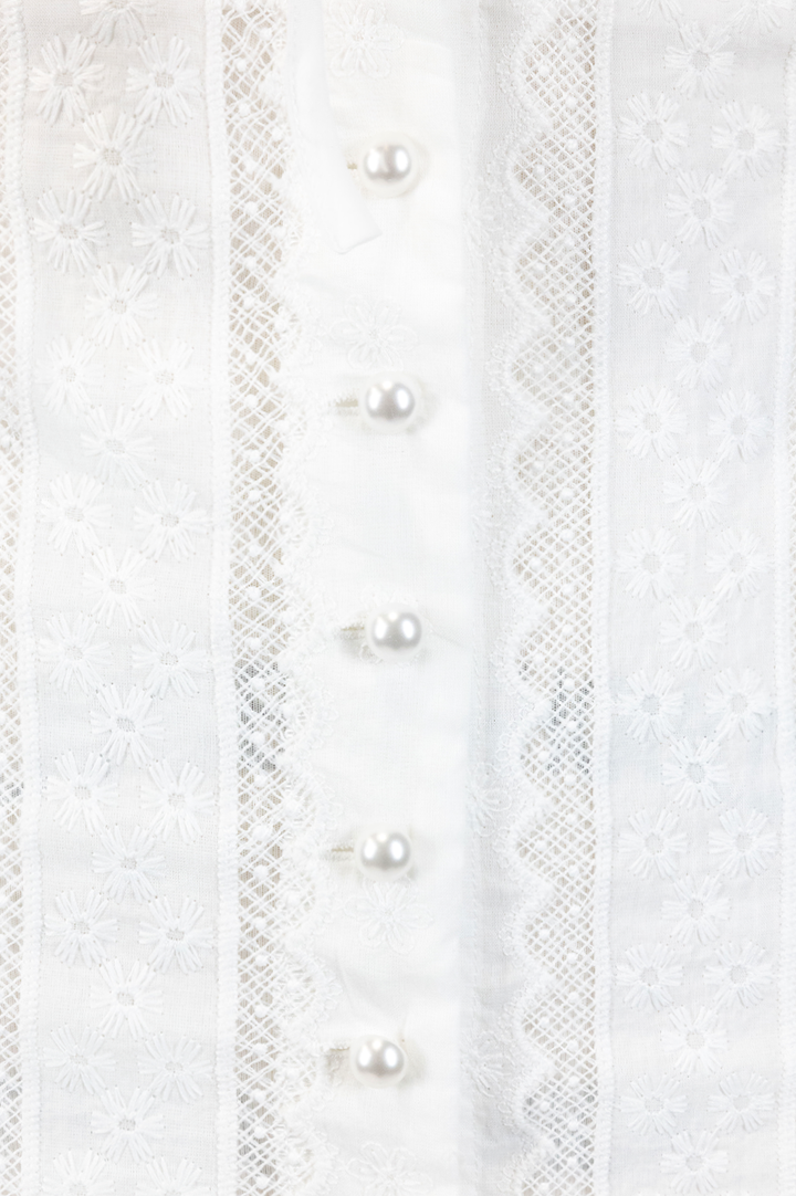 Porcelain Blouse With Singlet