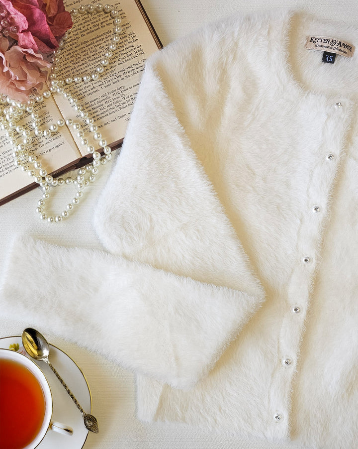 Powder Puff Cardigan (Vanilla)