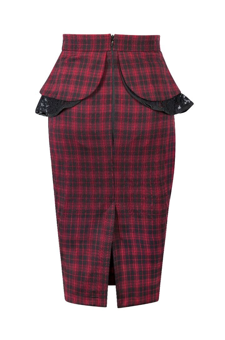 Rouge Noir Peplum Skirt