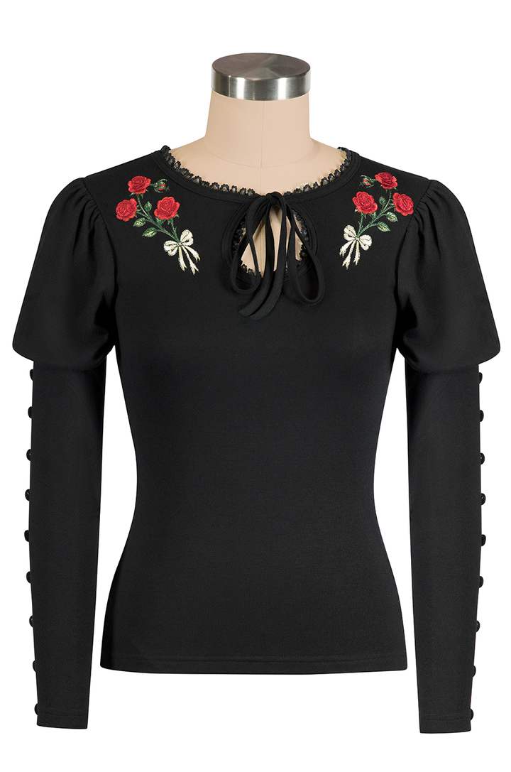 Rouge Noir Rose Top