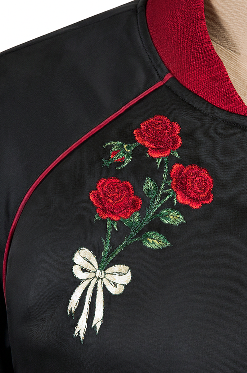 Rouge Noir Bomber Jacket