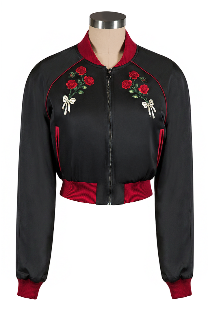 Rouge Noir Bomber Jacket