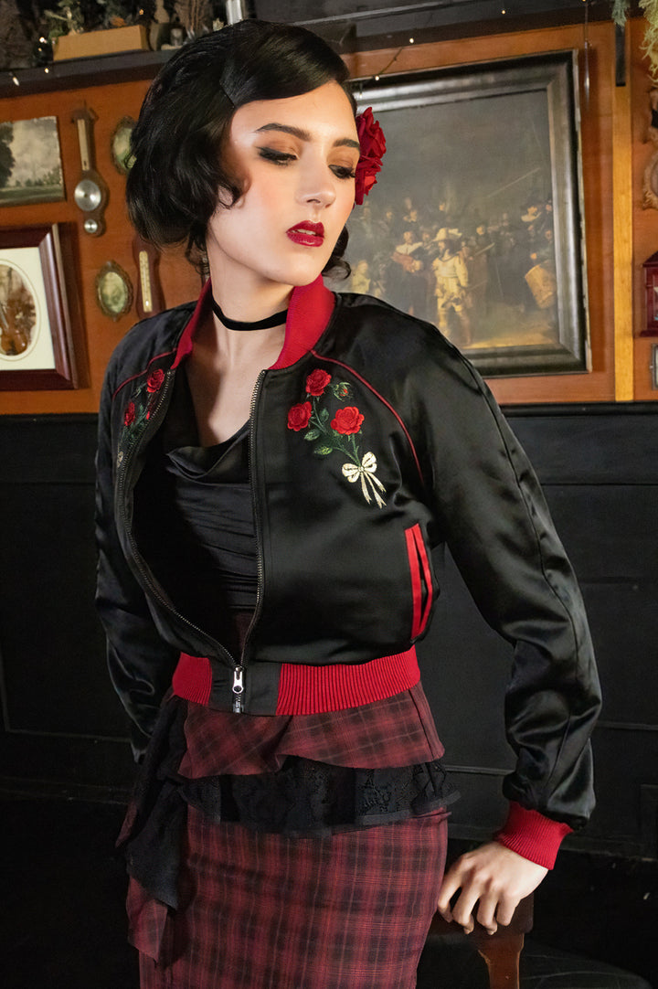 Rouge Noir Bomber Jacket