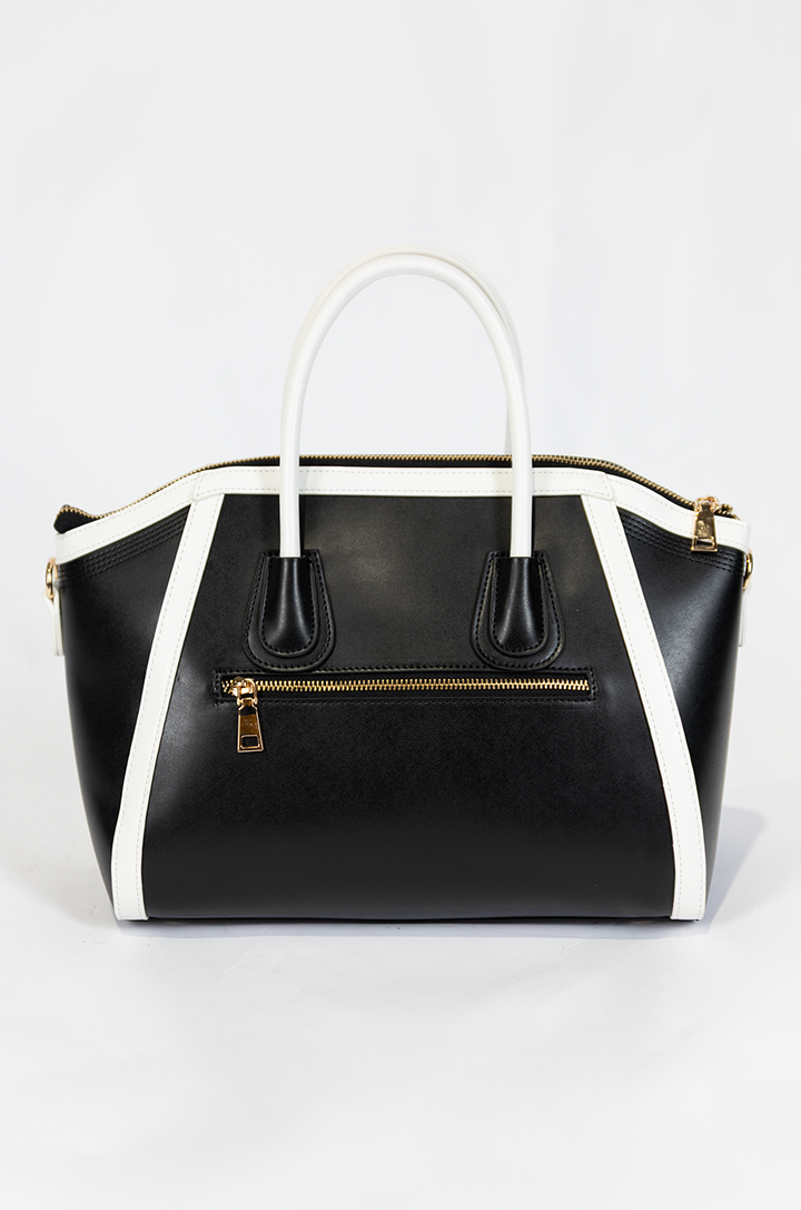 Ruby-Jean Handbag (Black/White)