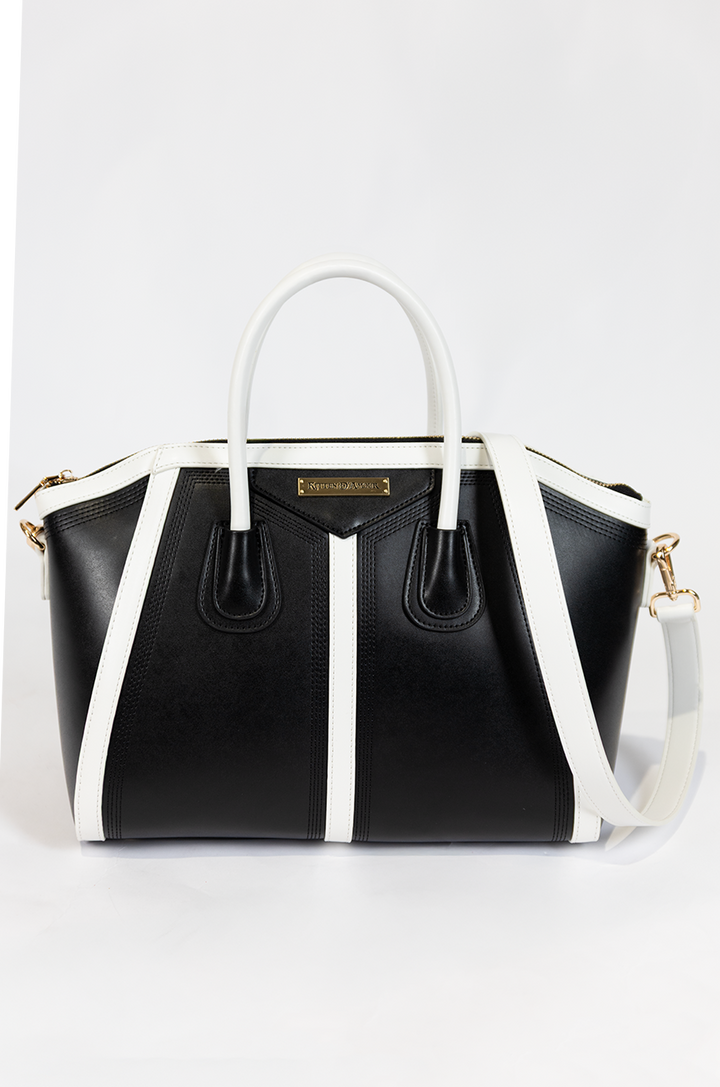 Ruby-Jean Handbag (Black/White)
