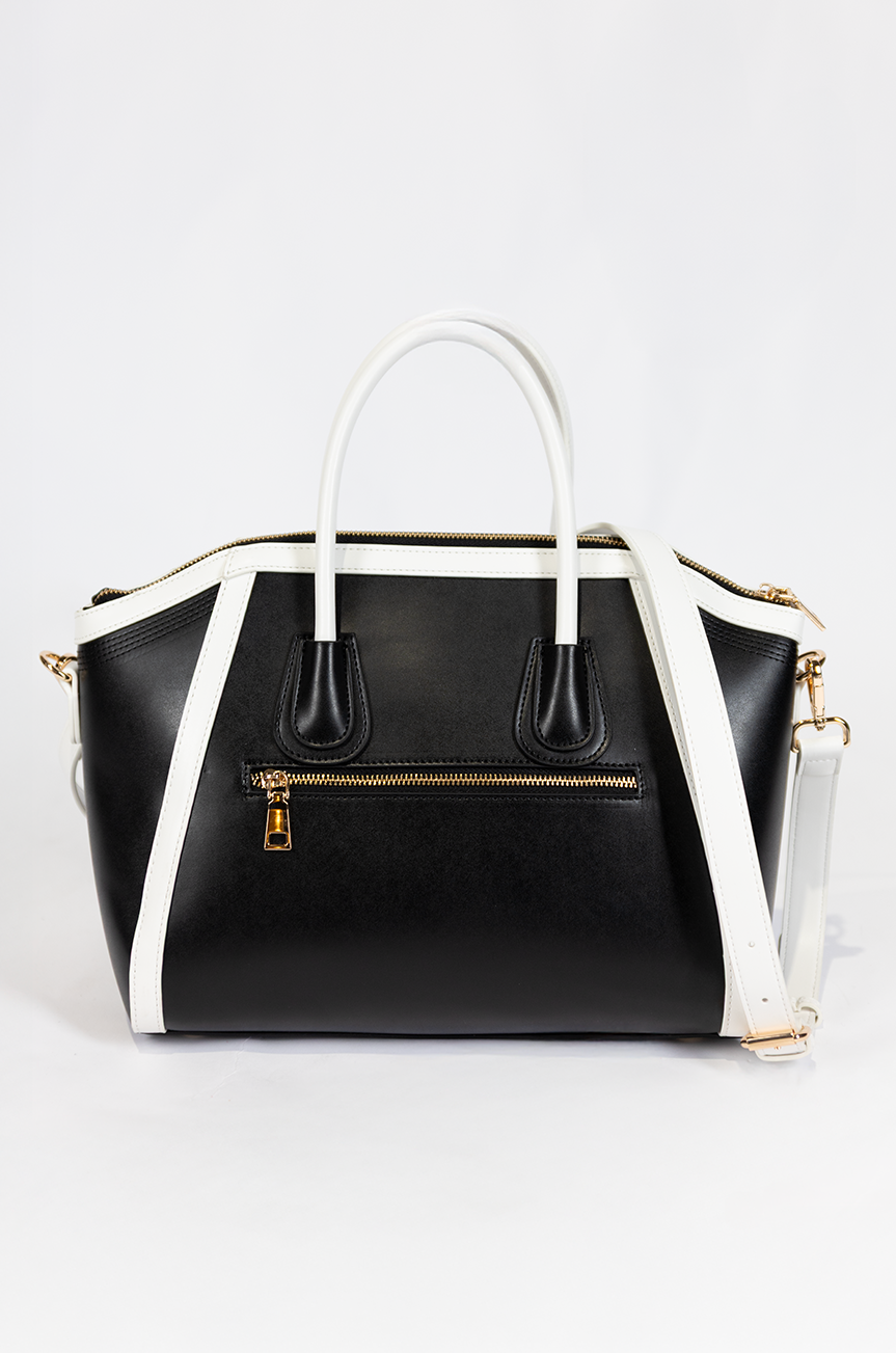 Ruby-Jean Handbag (Black/White)