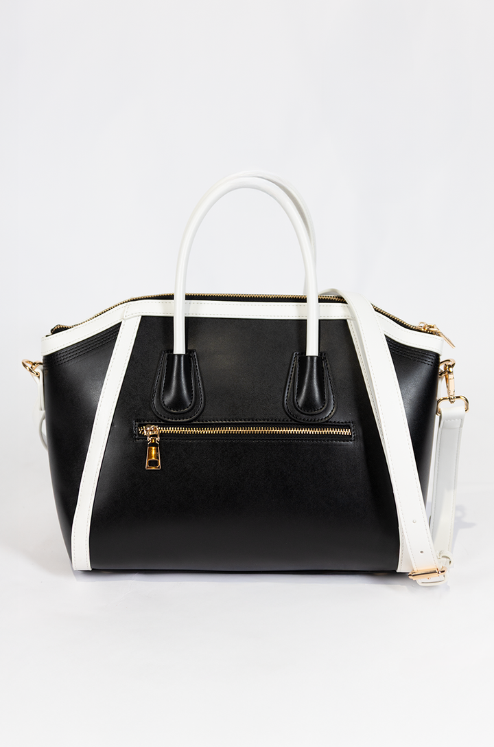 Ruby-Jean Handbag (Black/White)