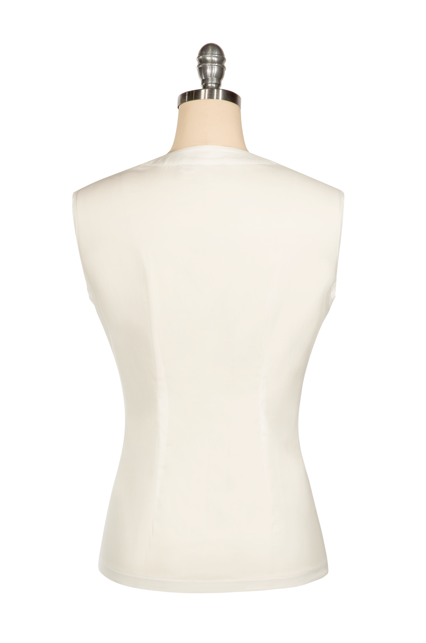 South Pacific Frill Front Blouse (Off White)