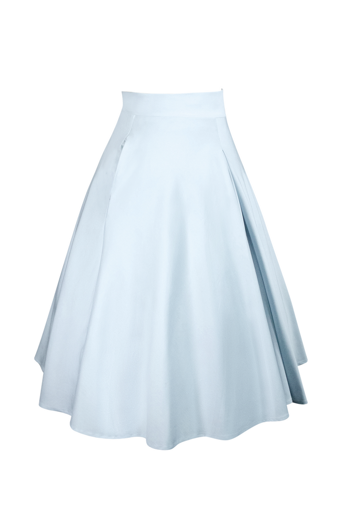 Tea Rose Classic Full Skirt (Blue)
