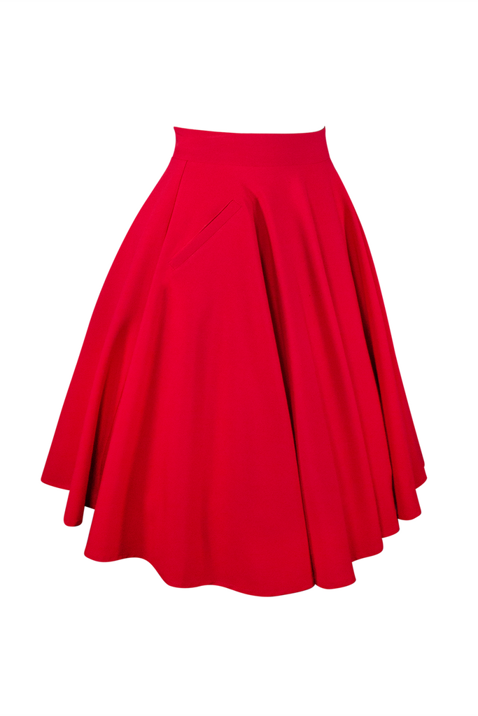 Miss Strawberry Pageant Classic Skirt (Red)