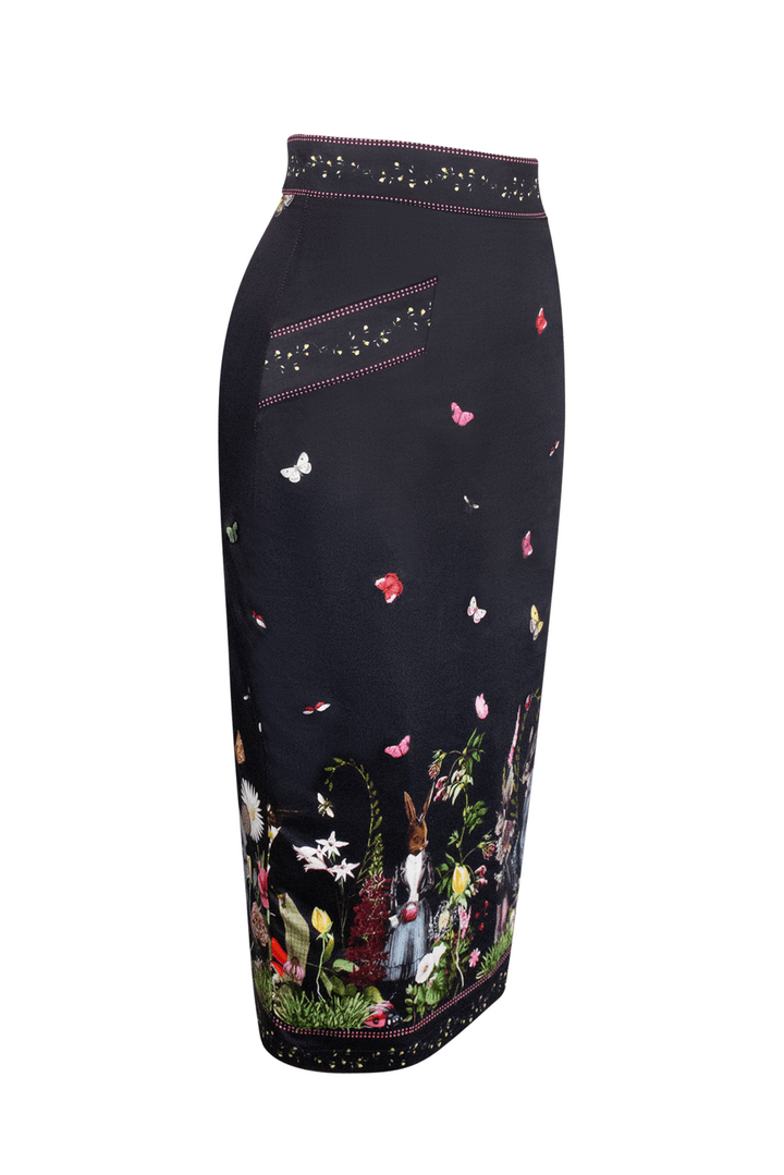 Cotton Tail Soiree Wiggle Skirt