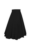 Tea Rose Classic Full Skirt (Black)
