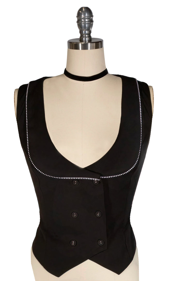 Cotton Tail Soiree Vest (Black)