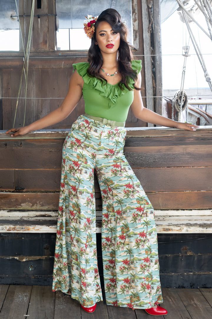 Tiki Island Wide Leg Pant