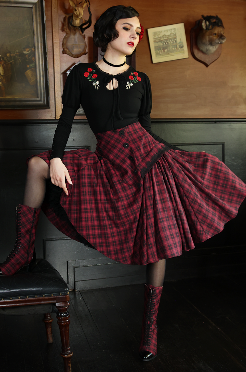 Rouge Noir Rose Top
