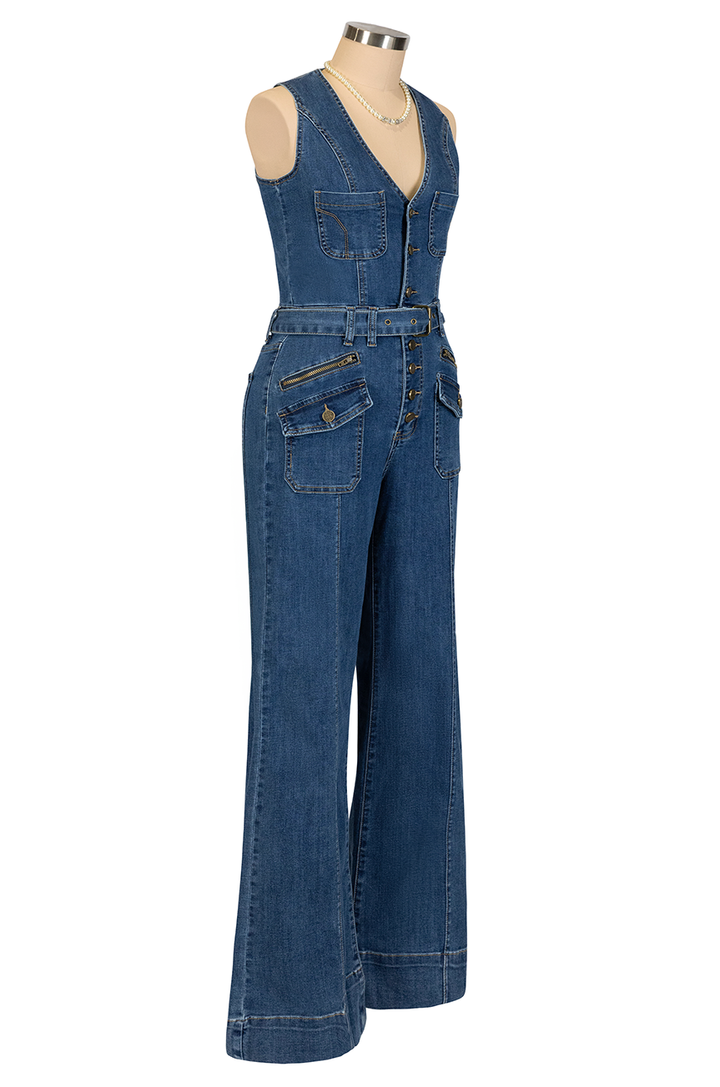 Harptree Village Denim Jumpsuit