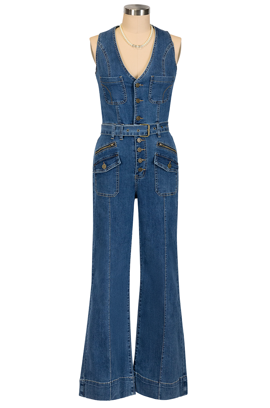 Harptree Village Denim Jumpsuit