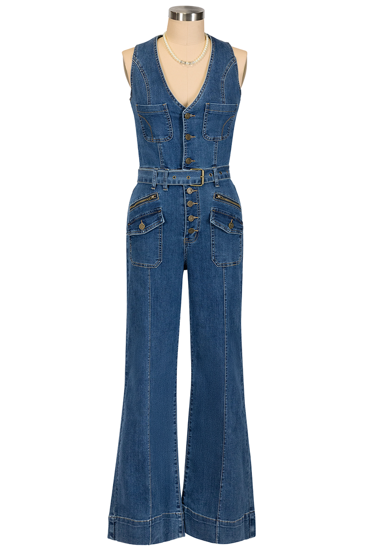 Harptree Village Denim Jumpsuit