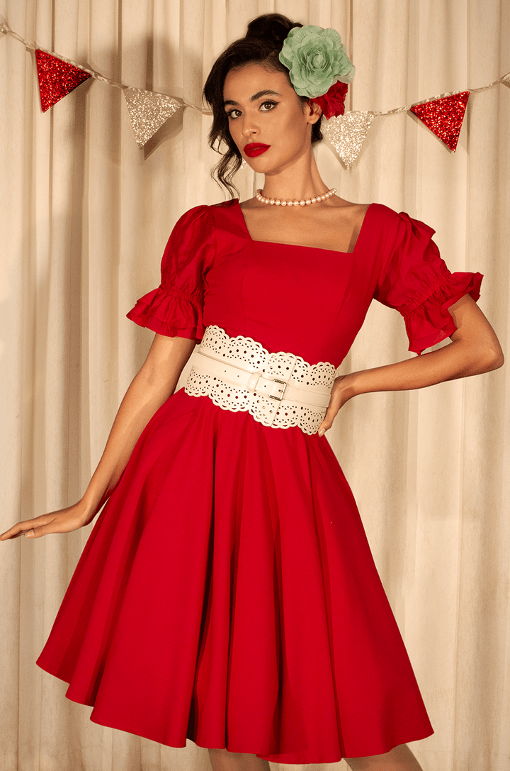 Miss Strawberry Pageant Classic Skirt (Red)