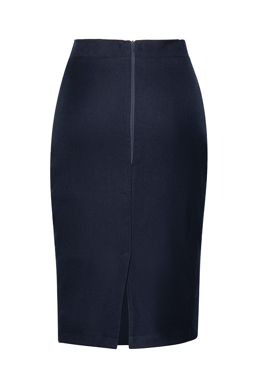 Dangerous Curves Pencil Skirt (Navy)