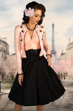 Poodles in Paris Cardigan (Pink)