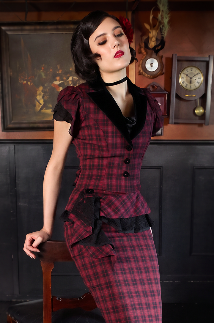Rouge Noir Crop Jacket