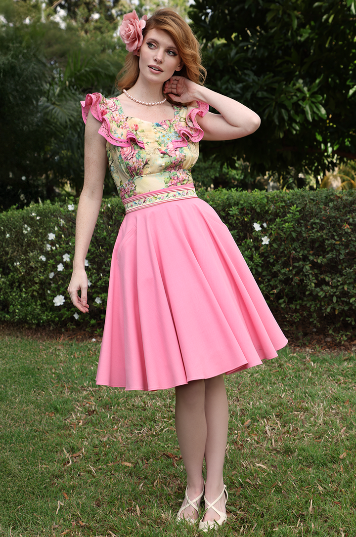 Birdsong Classic Skirt (Pink)