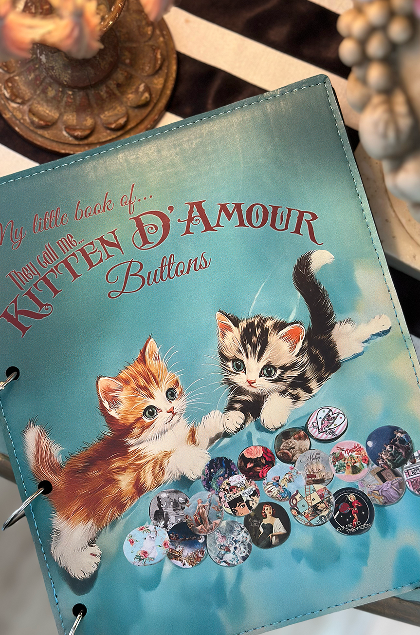 My Little Book Of... Kitten D'Amour Buttons