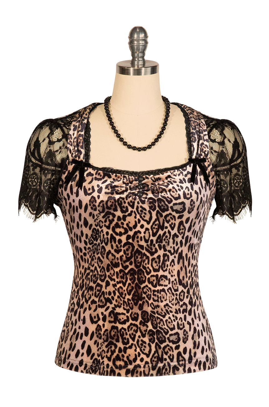 Queen Of The Jungle Velvet Top