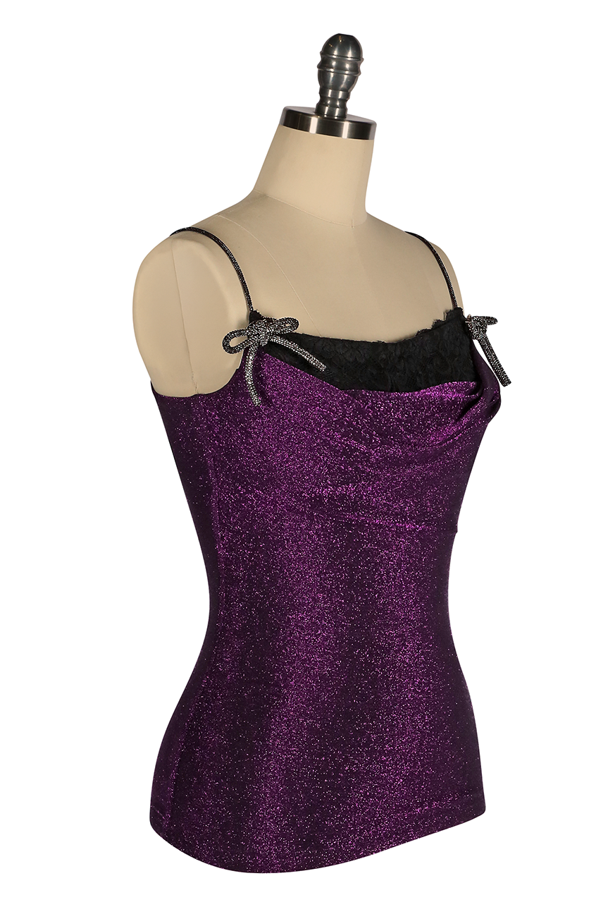 Sunset Strip Cowl Camisole (Purple)