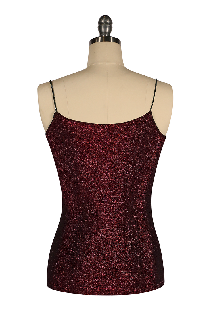 Sunset Strip Cowl Camisole (Red)