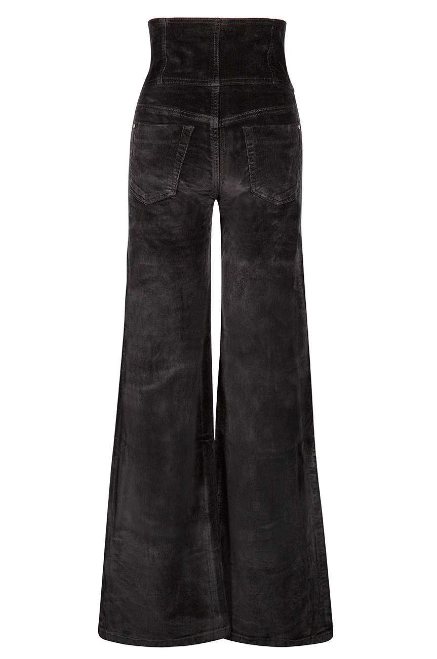 Boston Corset Corduroy Pants (Black)