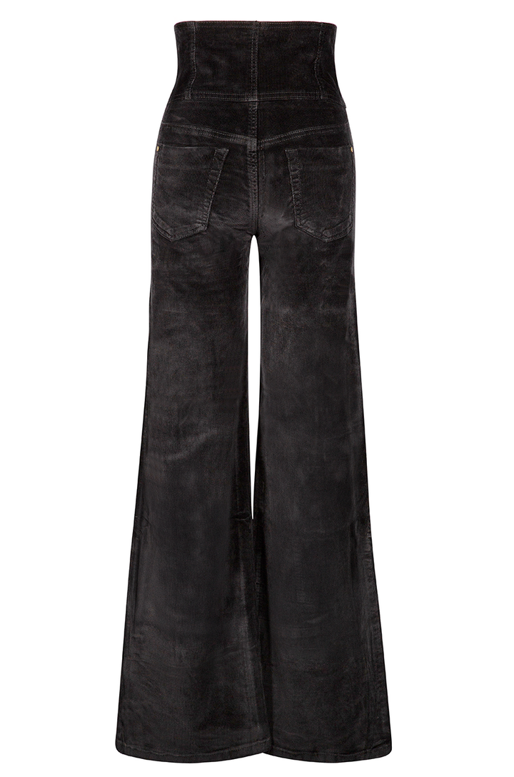 Boston Corset Corduroy Pants (Black)