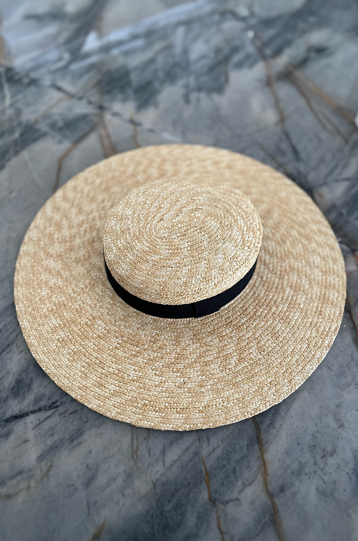 D'Amour Ruffle Straw Hat