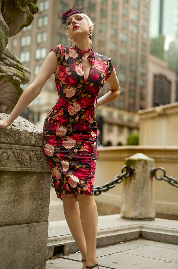 Capone Floral Wiggle Dress