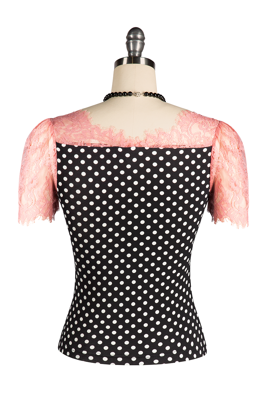 Cosette Drape Front Top (Spot)