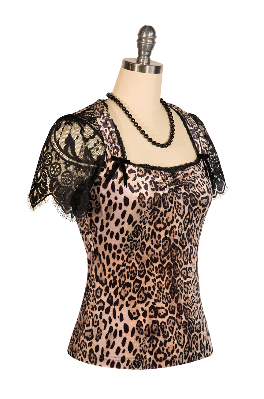 Queen Of The Jungle Velvet Top