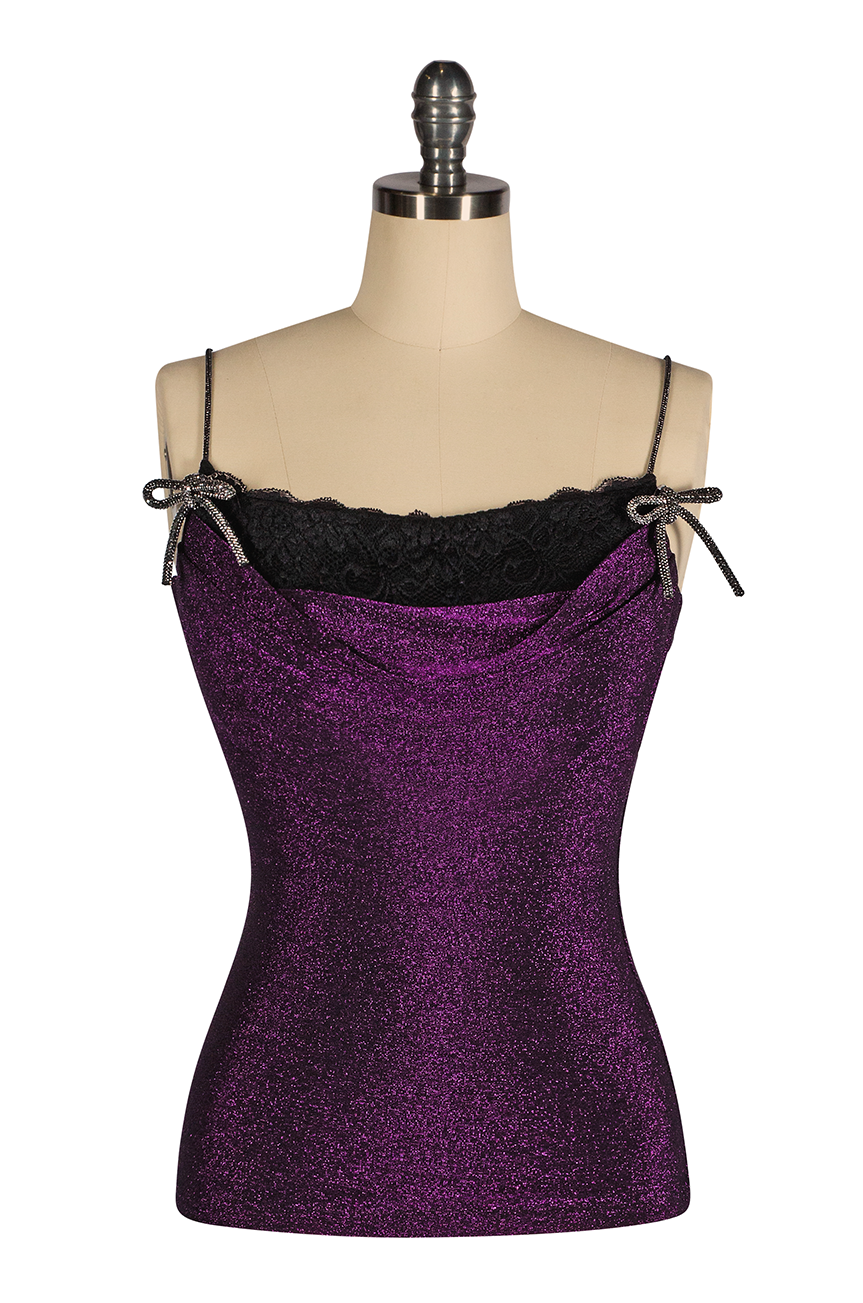 Sunset Strip Cowl Camisole (Purple)