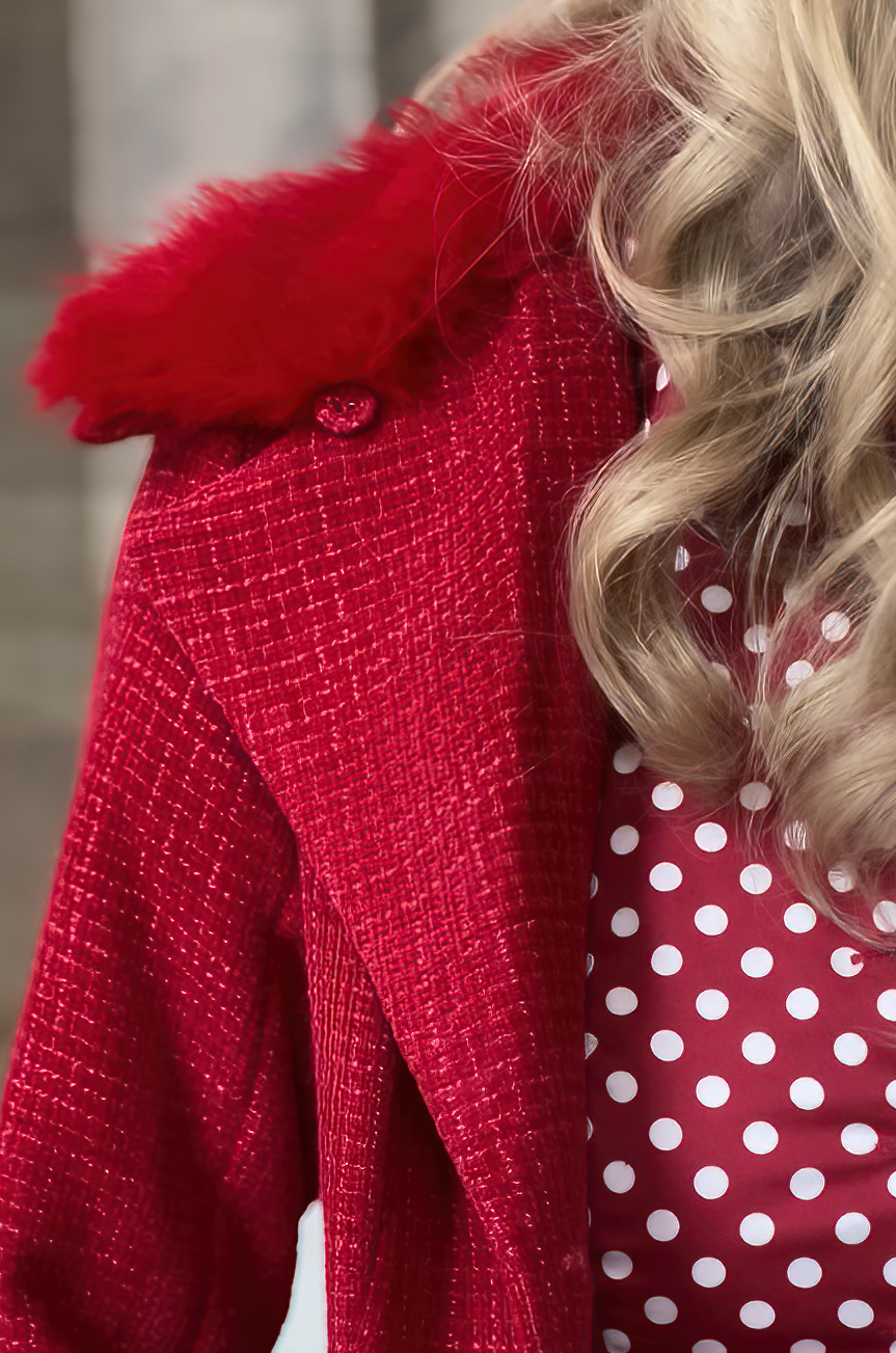 Me Oh My Fur Collar Coat