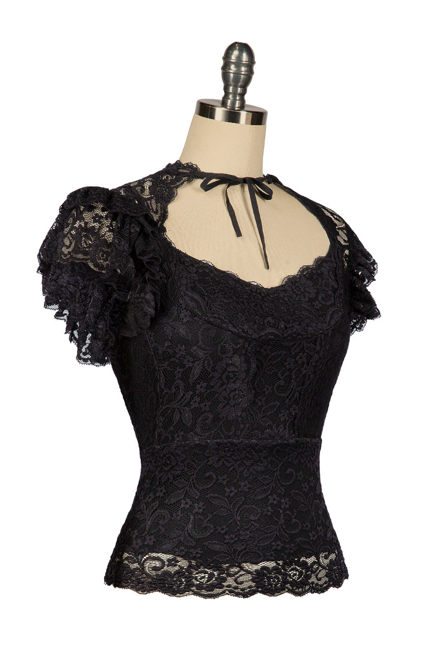 Mayfair Lace Camisole (Black)