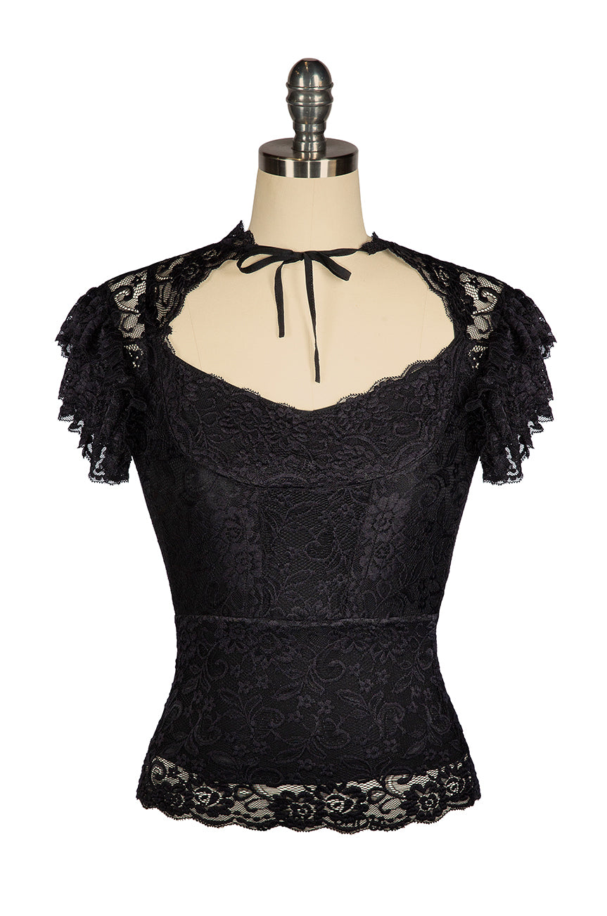 Mayfair Lace Camisole (Black)