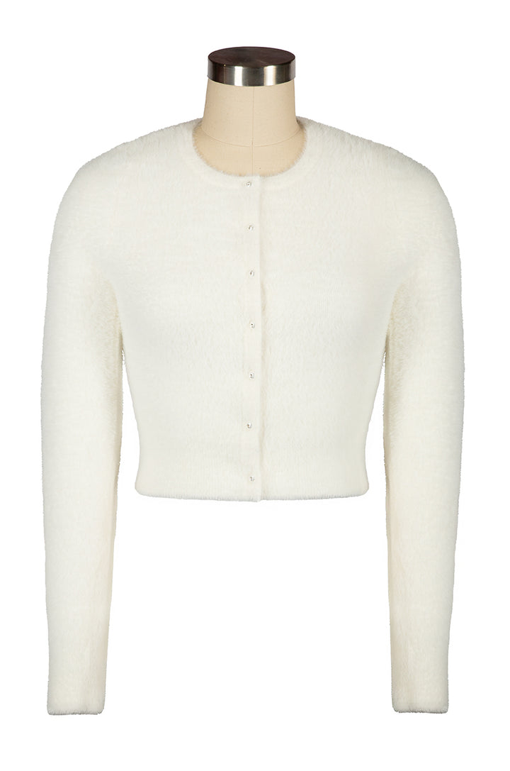 Powder Puff Cardigan (Vanilla)