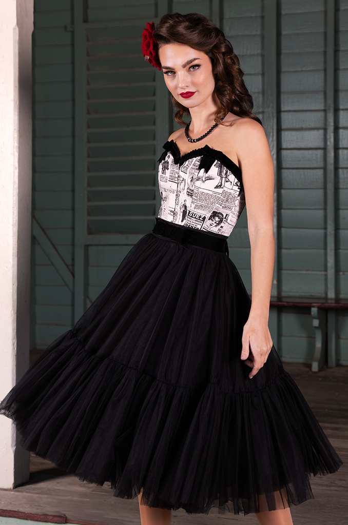 Buy Anarchy Tulle Skirt (Black) Online - Kitten D'Amour Buy Anarchy Tulle Skirt (Black) Online - Kitten D'Amour